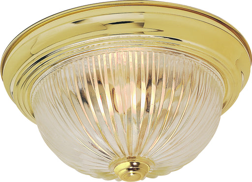 Nuvo Lighting - 60-6016 - Two Light Flush Mount - Polished Brass