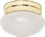 Nuvo Lighting - 60-6030 - One Light Flush Mount - Polished Brass