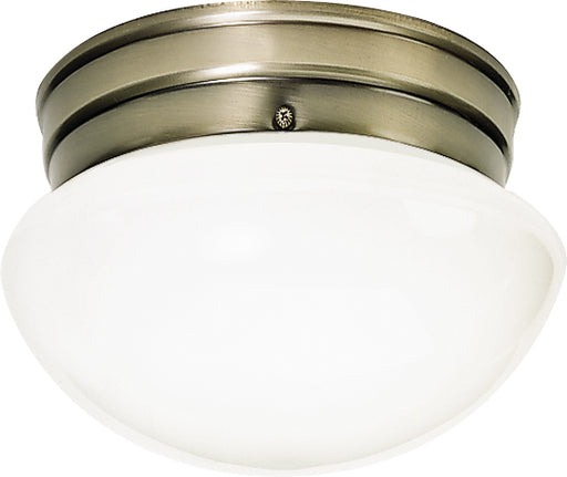 Nuvo Lighting - 60-6114 - One Light Flush Mount - Antique Brass