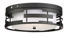 Nuvo Lighting - 60-6434 - Three Light Flush Mount - Lansing - Textured Black