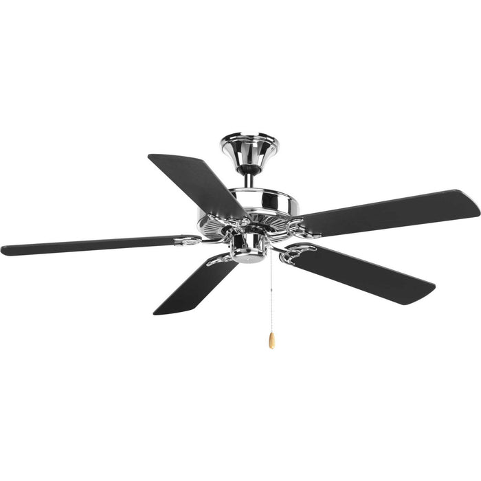 52``Ceiling Fan from the Air Pro collection in Polished Chrome finish