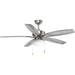 Progress Lighting - P2552-09 - 52``Ceiling Fan - Billows - Brushed Nickel