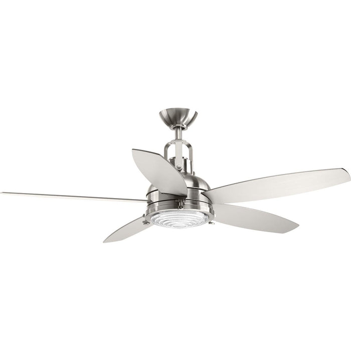 52``Ceiling Fan from the Kudos collection in Brushed Nickel finish