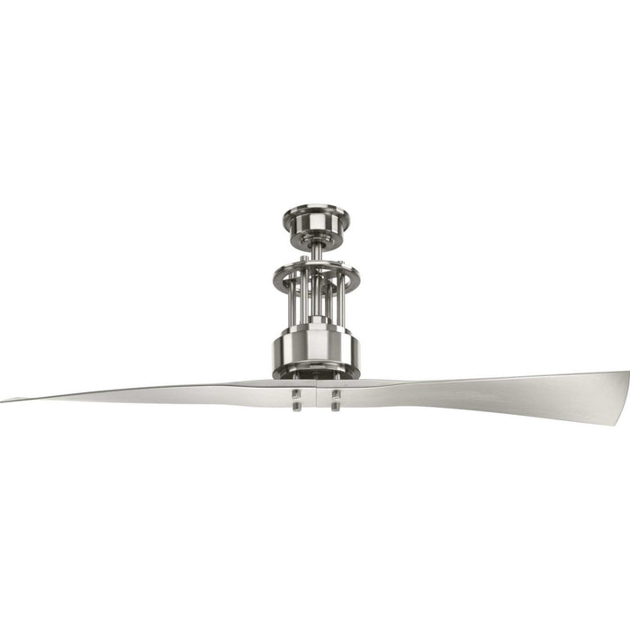 Progress Lighting - P2570-09 - 56``Ceiling Fan - Spades - Brushed Nickel