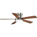 Progress Lighting - P2572-0930K - 52``Ceiling Fan - Vox - Brushed Nickel