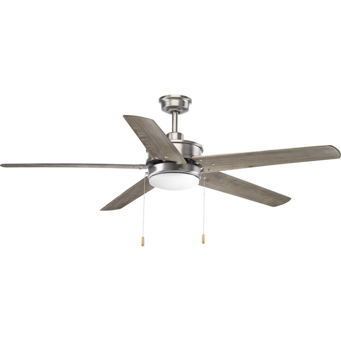 Progress Lighting - P2574-8130K - 60``Ceiling Fan - Whirl - Antique Nickel