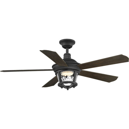 Progress Lighting - P2576-8030K - 52``Ceiling Fan - Smyrna - Forged Black