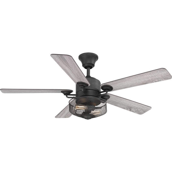 54``Ceiling Fan from the Greer collection in Gilded Iron finish