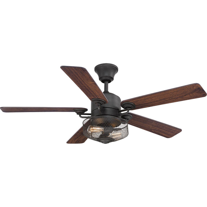 54``Ceiling Fan from the Greer collection in Gilded Iron finish