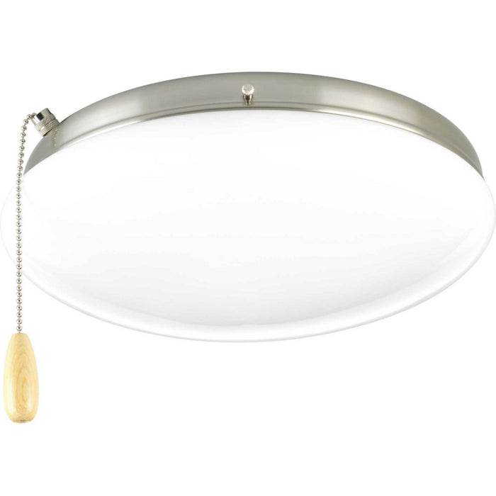 Progress Lighting - P2602-09WB - LED Fan Light Kit - Fan Light Kits - Brushed Nickel