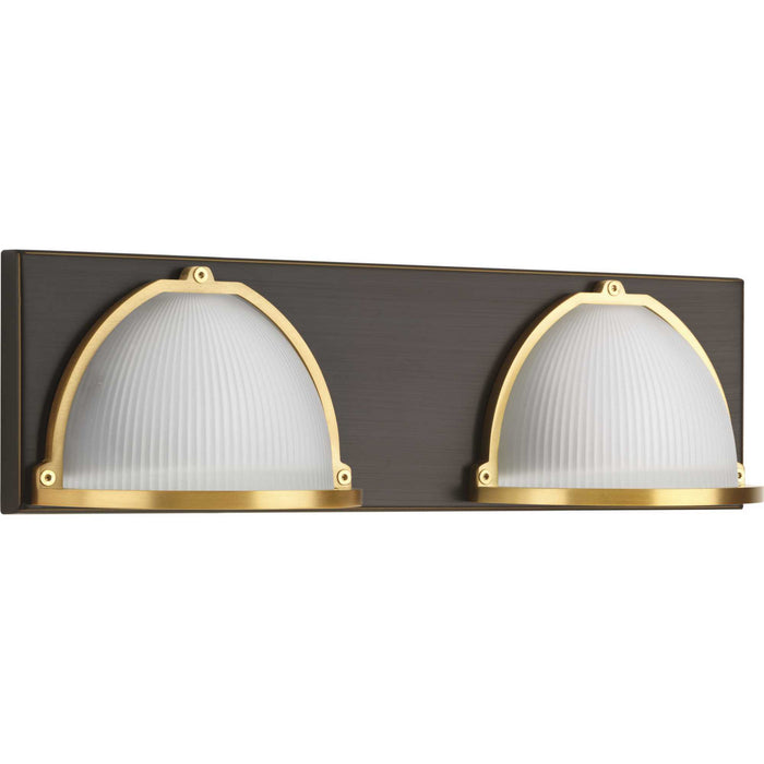 Two Light Bath from the Ponder collection in Antique Bronze finish