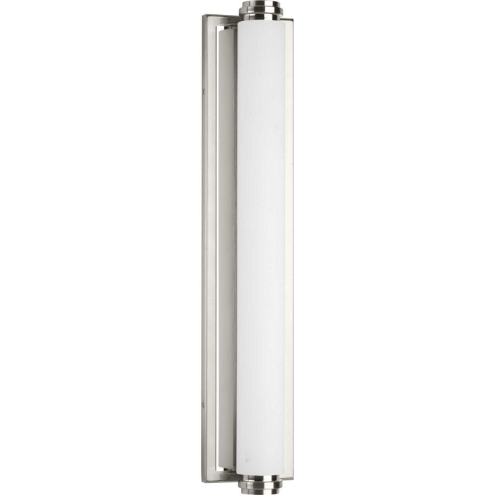 One Light Bath from the Concourse collection in Brushed Nickel finish