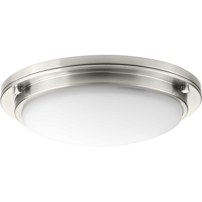 LED Flush Mount from the Apogee collection in Brushed Nickel finish