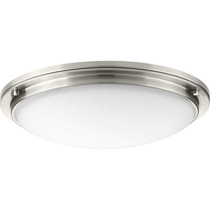 LED Flush Mount from the Apogee collection in Brushed Nickel finish