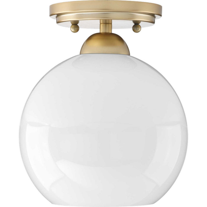 Progress Lighting - P350075-078 - One Light Flush Mount - Carisa - Vintage Gold