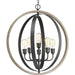 Progress Lighting - P500094-143 - Six Light Pendant - Conestee - Graphite