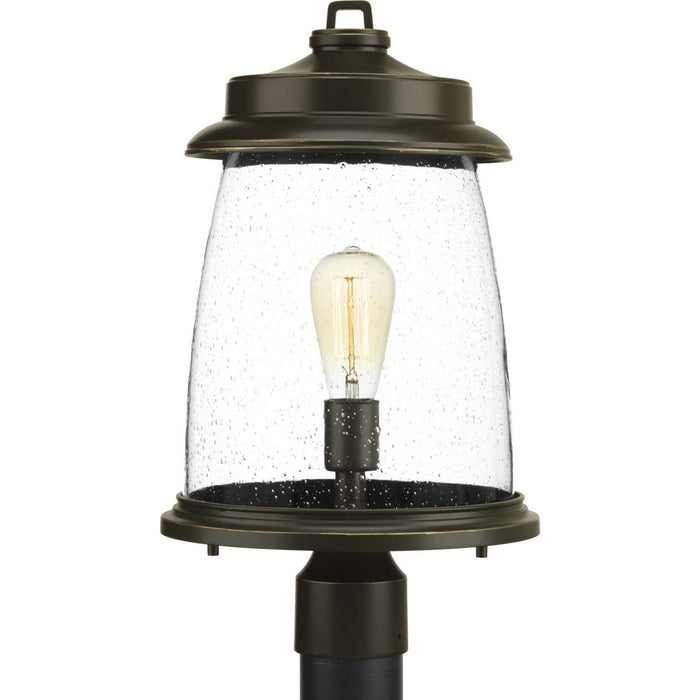 One Light Post Lantern from the Conover collection in Antique Bronze finish