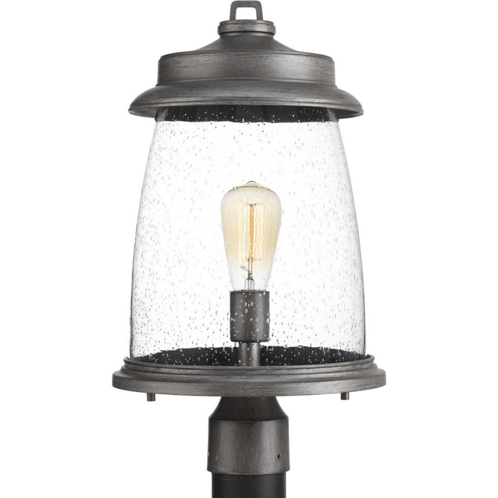 One Light Post Lantern from the Conover collection in Antique Pewter finish