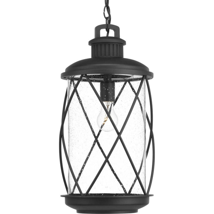 One Light Hanging Lantern from the Hollingsworth collection in Black finish