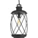 Progress Lighting - P550029-031 - One Light Hanging Lantern - Hollingsworth - Black