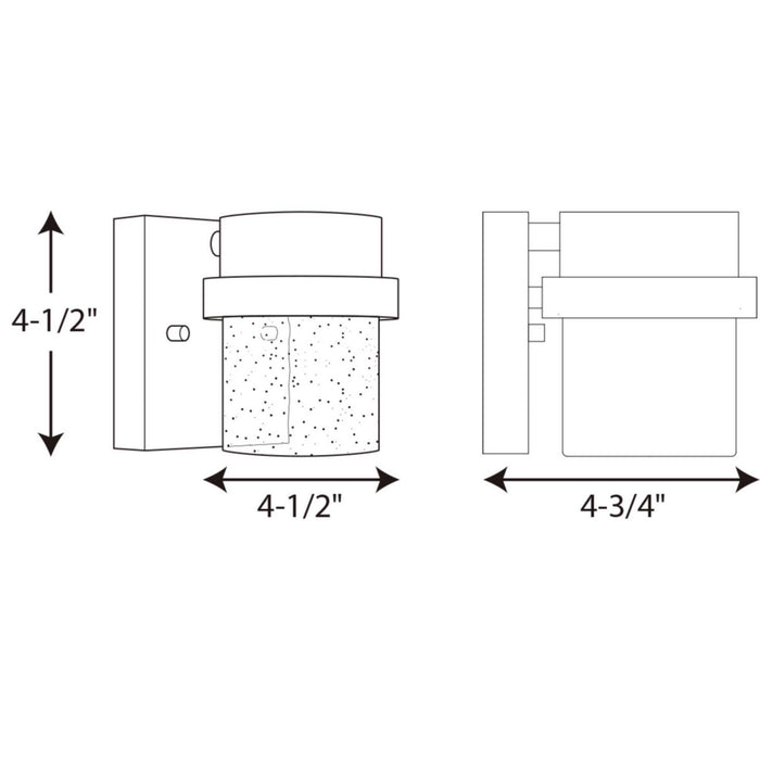 One Light Wall Lantern from the Z-1060 collection in Black finish