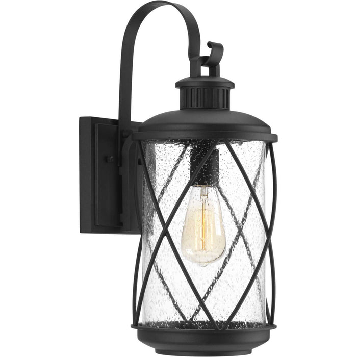 One Light Wall Lantern from the Hollingsworth collection in Black finish