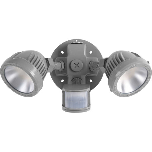 Progress Lighting - P6341-82-30K - Two Light Security/Flood Light With Motion Sensor - Security Light - Metallic Gray