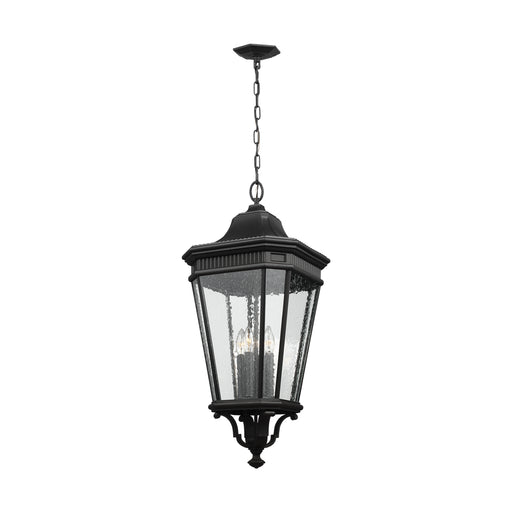 Generation Lighting - OL5425BK - Four Light Hanging Lantern - Feiss - Cotswold Lane - Black