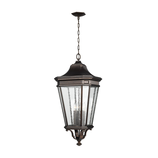 Generation Lighting - OL5425GBZ - Four Light Hanging Lantern - Cotswold Lane - Grecian Bronze
