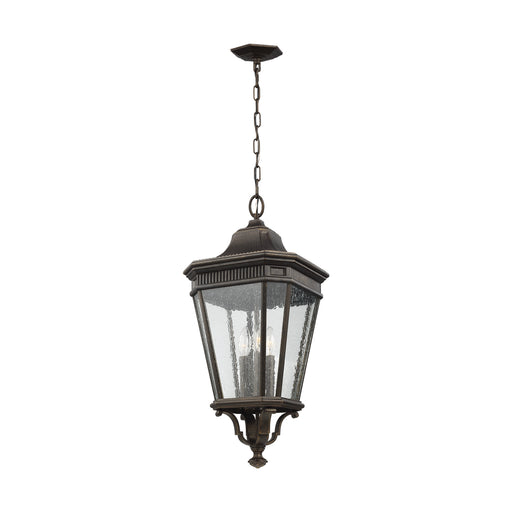 Generation Lighting - OL5432GBZ - Three Light Hanging Lantern - Cotswold Lane - Grecian Bronze