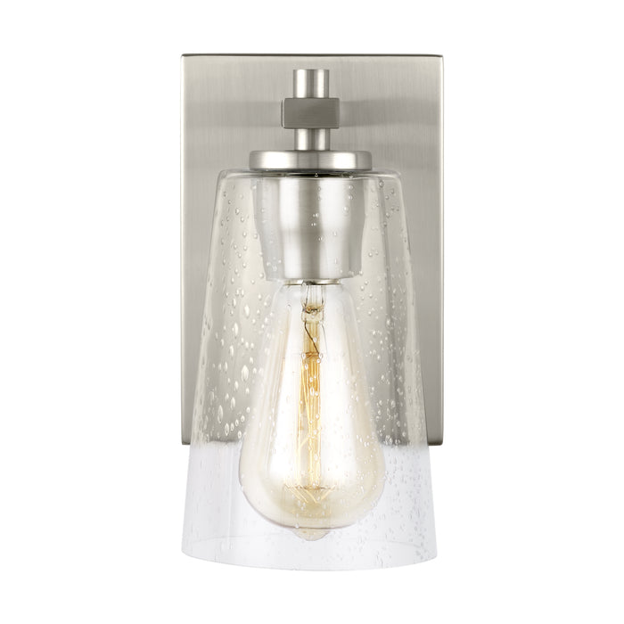One Light Wall Sconce from the Mercer collection in Satin Nickel finish