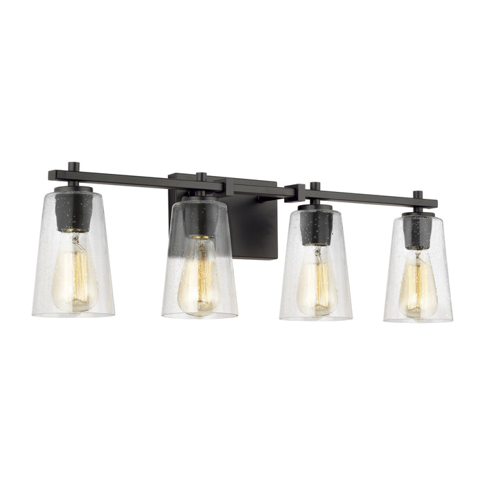 Four Light Vanity from the Mercer collection in Oil Rubbed Bronze finish