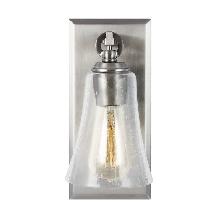 One Light Wall Sconce from the Monterro collection in Satin Nickel finish