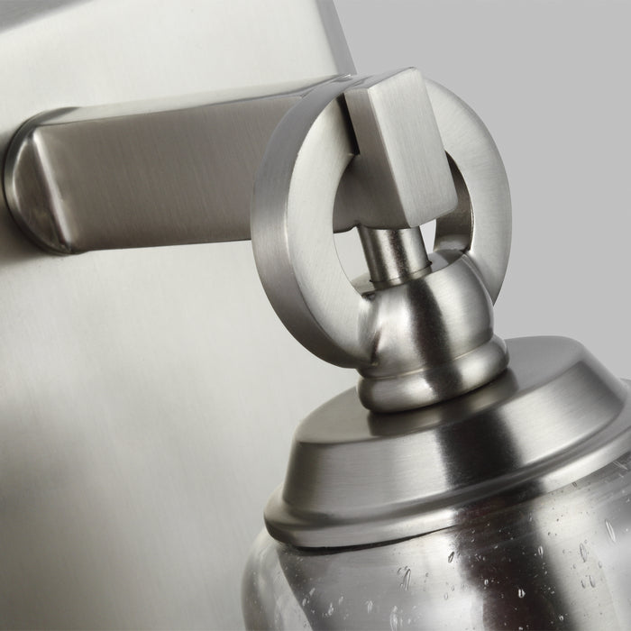 One Light Wall Sconce from the Monterro collection in Satin Nickel finish