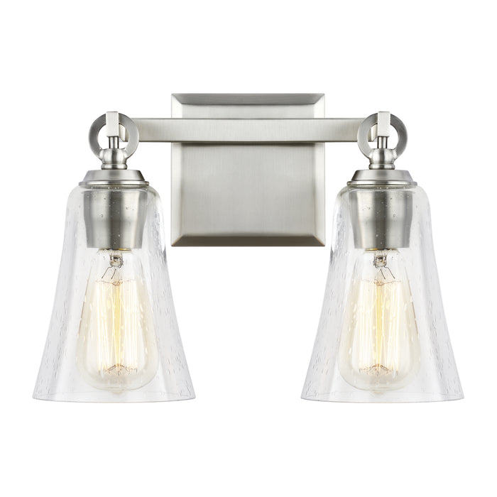 Generation Lighting - VS24702SN - Two Light Vanity - Monterro - Satin Nickel