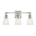 Generation Lighting - VS24703SN - Three Light Vanity - Monterro - Satin Nickel