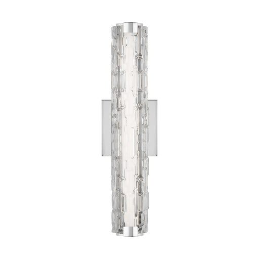 Generation Lighting - WB1876CH-L1 - LED Wall Sconce - Cutler - Chrome
