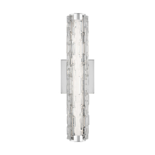 Generation Lighting - WB1876CH-L1 - LED Wall Sconce - Cutler - Chrome