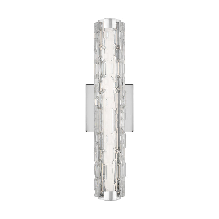 Generation Lighting - WB1876CH-L1 - LED Wall Sconce - Cutler - Chrome