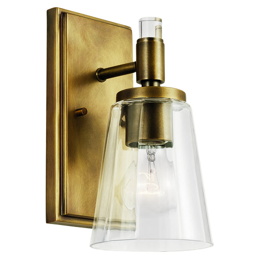 Kichler - 45866NBR - One Light Wall Sconce - Audrea - Natural Brass