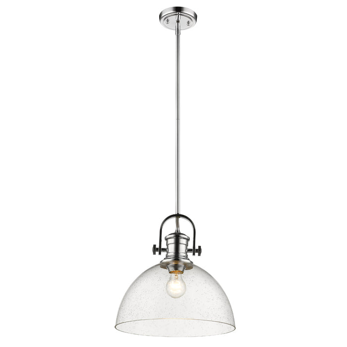 One Light Pendant from the Hines collection in Chrome finish