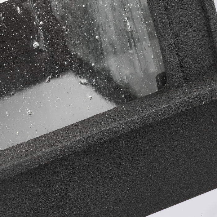 LED Outdoor Wall Sconce from the Mchenry collection in Textured Black finish