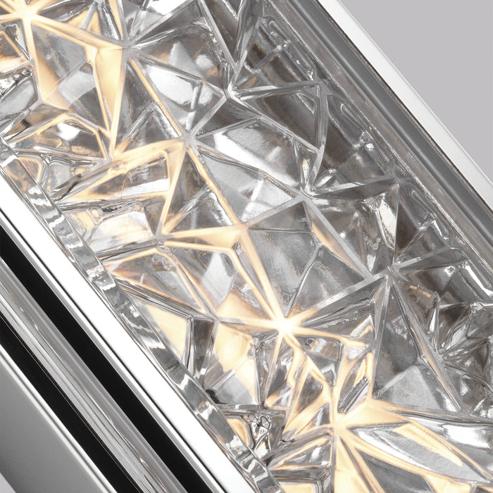 LED Wall Sconce from the Erin collection in Polished Stainless Steel finish