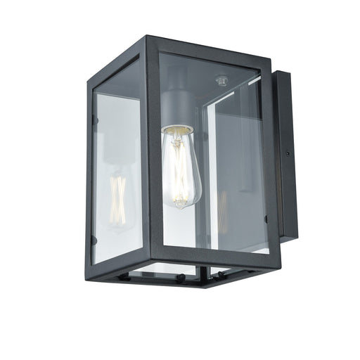 DVI Lighting - DVP15671BK-CL - One Light Outdoor Wall Sconce - Baker Street Outdoor - Black w/ Clear Glass