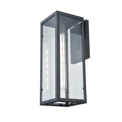DVI Lighting - DVP15672BK-CL - One Light Outdoor Wall Sconce - Baker Street Outdoor - Black w/ Clear Glass