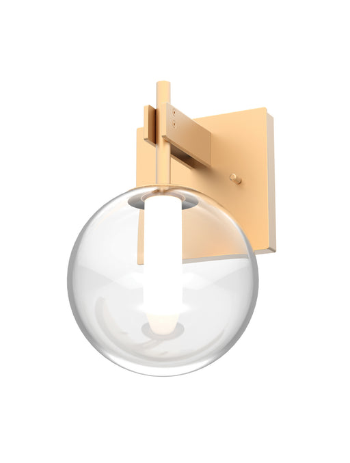 DVI Lighting - DVP27001VBR-CL - One Light Wall Sconce - Courcelette - Venetian Brass w/ Clear Glass