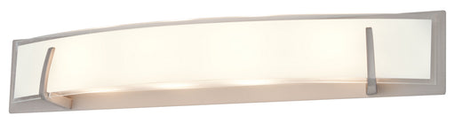 DVI Lighting - DVP8194BN-OP - LED Vanity - Hyperion - Buffed Nickel w/ Half Opal Glass