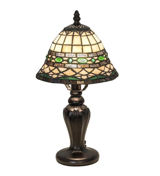 Meyda Tiffany - 198767 - One Light Mini Lamp - Tiffany Roman - Mahogany Bronze