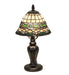 Meyda Tiffany - 198767 - One Light Mini Lamp - Tiffany Roman - Mahogany Bronze