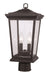 Trans Globe Imports - 50777 BK - Two Light Postmount Lantern - Black